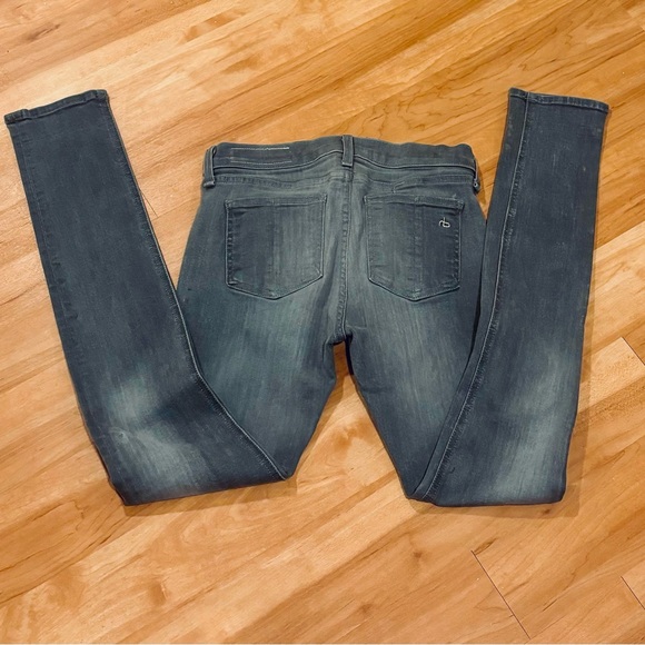 Rag and Bone Gray or Buxton Denim Jeans Size 25 Skinny - Picture 9 of 10